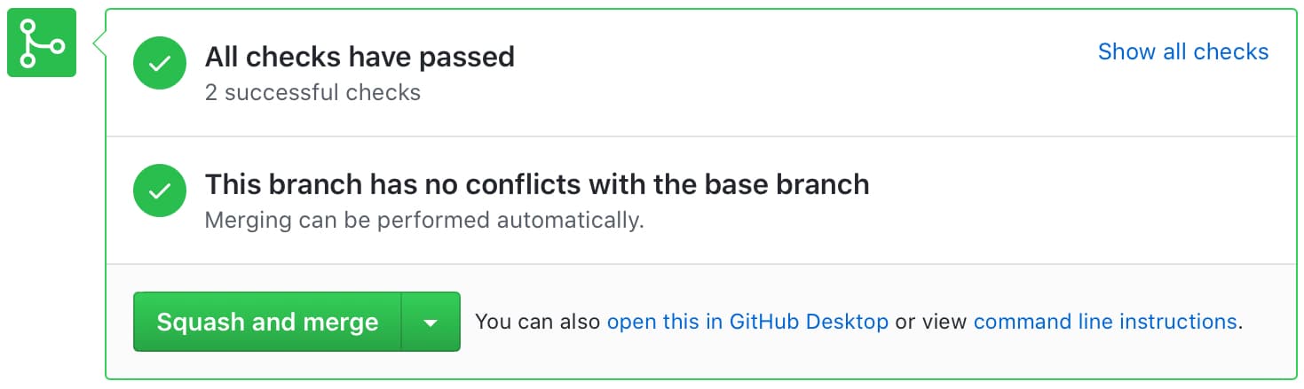 After pressing the green button, we go live. With confidence.