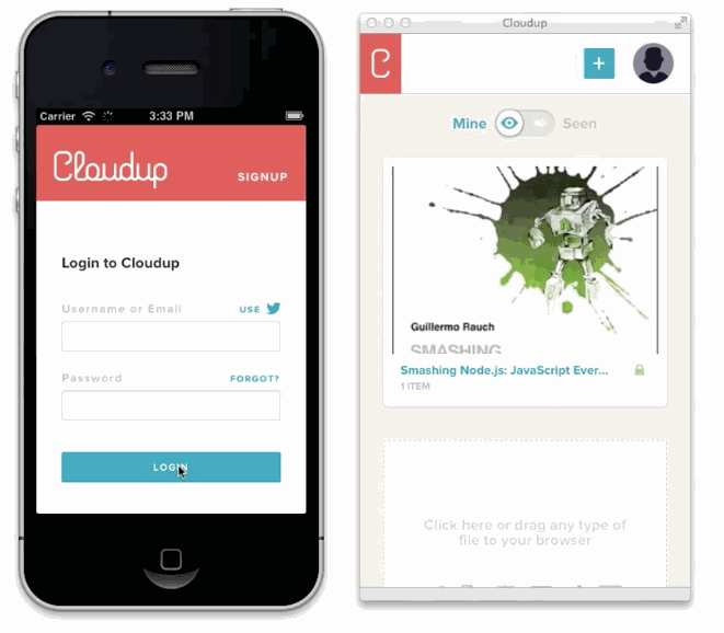 A single-user application can still benefit from reactivity