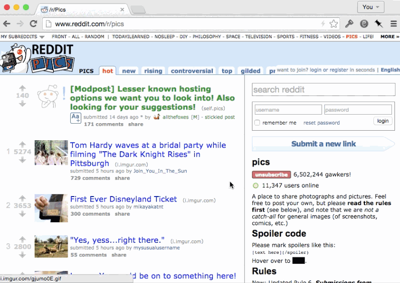 The toggling of comments should be preserved when navigating history